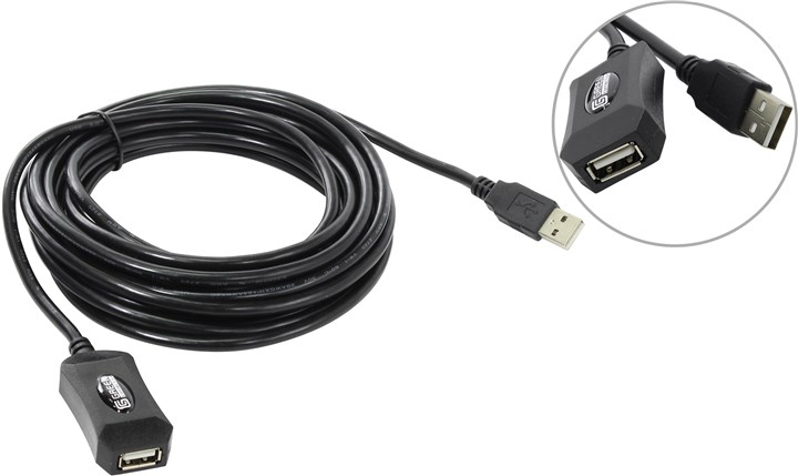 Кабель удлинительный активный USB 5m в Комсомольске-на-Амуре