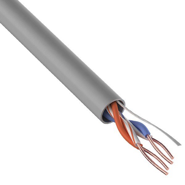 Кабель UTP CCA 2PR 24AWG CAT5e