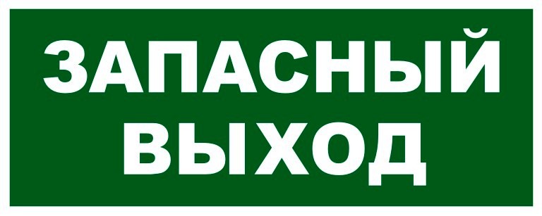 Молния 12в ЛАЙТ "Запасный выход" Молния 12в ЛАЙТ "Запасный выход"